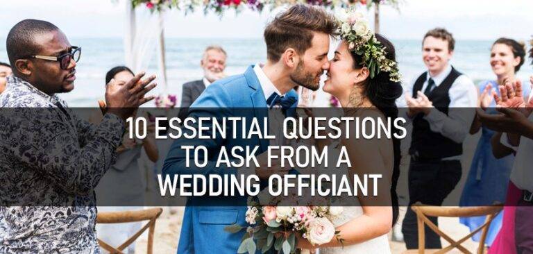 There are some questions that you can ask your officiant before on-boarding him or her. Here are those 10 essential questions to ask from a wedding officiant.