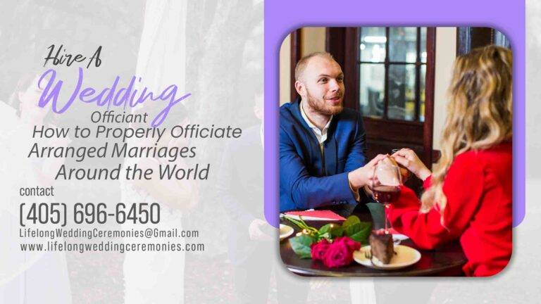Properly Officiate Arranged Marriages