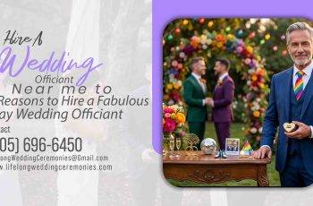 8 Reasons to Hire a Fabulous Gay Wedding Officiant